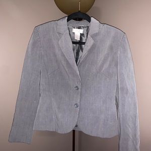 Gray blazer